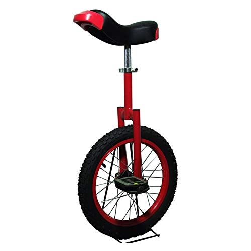 Einräder : AHAI YU Wettbewerb Unicycle Balance Robuste 18-Zoll-Einräte für Anfänger / Jugendliche, mit dichtestes Butyl-Reifenrad Radfahren Outdoor-Sport-Fitness-Übungsgesundheit (Color : RED)