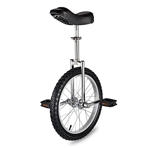 Einräder : AW Silver 18 Inch Wheel Unicycle Leakproof Butyl Tire Wheel Cycling Outdoor Sports Fitness Exercise Health by AW