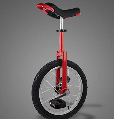 Einräder : Balance Fahrrad Kind Erwachsene 18 / 20 / 24 Zoll Balance Rad Fahrrad Einrad, Red-18in