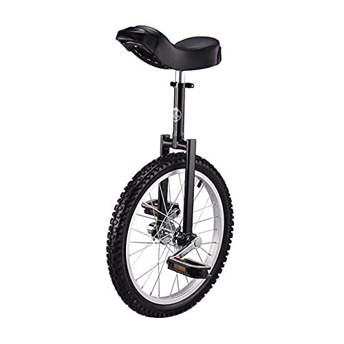 Einräder : Big Kid Einrad Fahrrad, 18 Zoll (46 cm) Rutschfestes Rad, Outdoor-Sport-Übungs-Balance-Radfahrräder, Für Höhe: 4.6Ft-5.4Ft (140-165Cm), (Farbe: Gelb) Langlebig