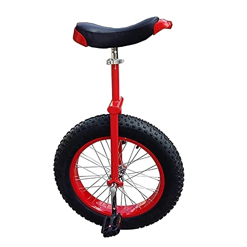 Einräder : CukyI 20 Zoll Unisex-Einrad für Kinder / Erwachsene, Robustes, Dickes Rad, Stahlrahmen und Leichtmetallfelge, rutschfest, höhenverstellbar, langlebig