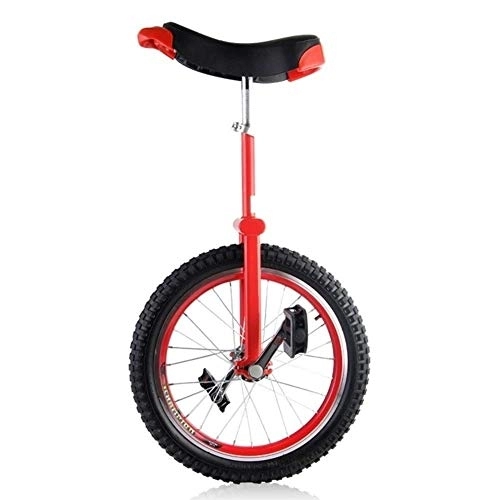 Einräder : CukyI 24 Zoll großes Einrad für Erwachsene / große Kinder / Männer / Frauen, ideal für Anfänger und Profis, bestes Geburtstagsgeschenk, Tragfähigkeit 150 kg (Farbe: Blau) Langlebig (Rot)