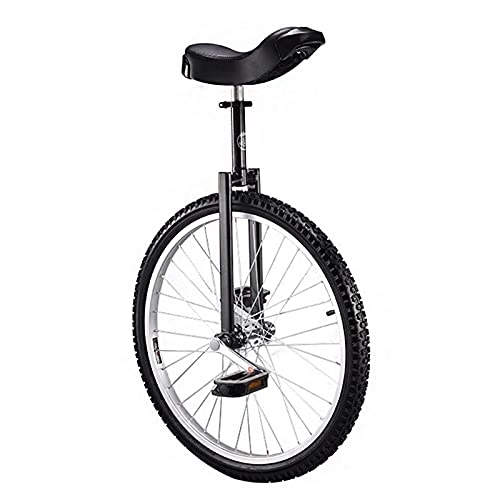 Einräder : CukyI 24 Zoll rutschfestes Rad, Einrad, Mountainbike, Reifen, Radfahren, selbstausgleichende Übung, Balance, Radfahren, Outdoor-Sport, Fitness, Übung, langlebig (schwarz)