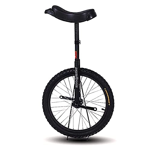 Einräder : CukyI Extra großes 24-Zoll-Einrad für Erwachsene für große Menschen mit Einer Körpergröße von 160–190 cm (63–77 Zoll), schwarz, robuster Stahlrahmen und langlebige Leichtmetallfelge