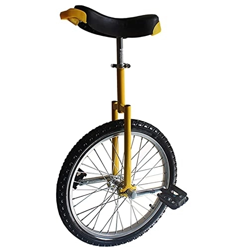 Einräder : CukyI Hochleistungs-Einrad für Erwachsene für große Menschen mit Einer Körpergröße von mehr als 130 cm, 16 / 18 / 20 / 24-Zoll-Rad, extra großes Einrad, Belastung 150 kg / 330 lbs, langlebig (18)