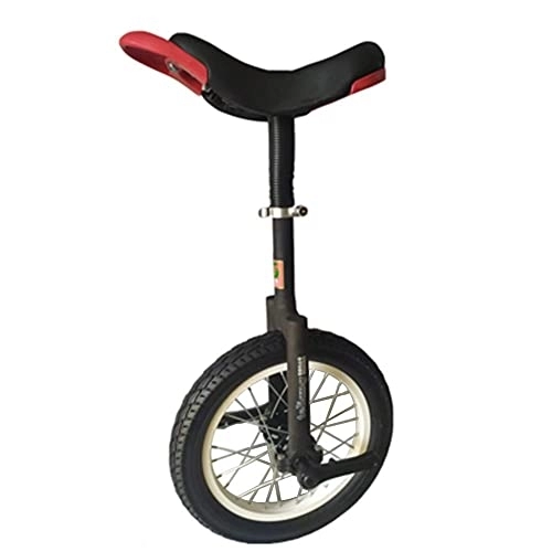 Einräder : CukyI Kleines Einrad mit 14-Zoll-Rad für Kinder, Jungen und Mädchen, perfektes Starter-Einsteiger-Einrad, für kleinere Kinder im Alter von 5 bis 9 Jahren, langlebig (14-Zoll-Rad rot)