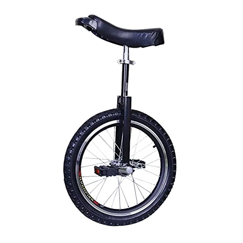 Einräder : CukyI Schwarzes Unisex-Einrad für Kinder / Erwachsene, 16 Zoll / 18 Zoll / 20 Zoll rutschfestes Rad, für Outdoor-Sport-Fitness, Berg-Balance-Radfahren (Größe: 16 Zoll), langlebig (20 Zoll)