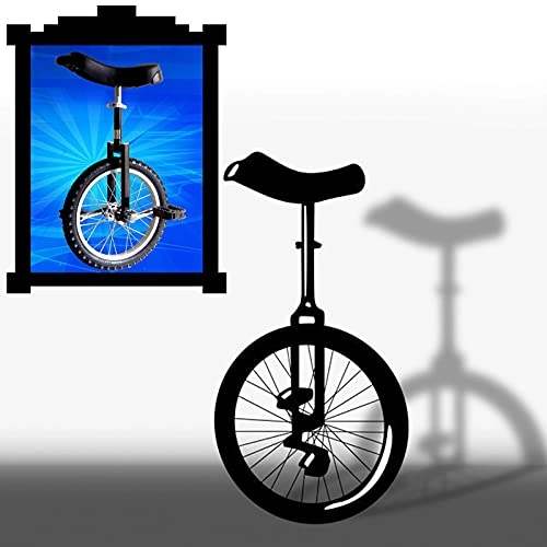 Einräder : Einrad, 16 / 18 / 20 / 24 Zoll H?henverstellbares Einzelrad Einrad for Erwachsene Radsport Im Freien (Color : Black, Size : 24 inches)