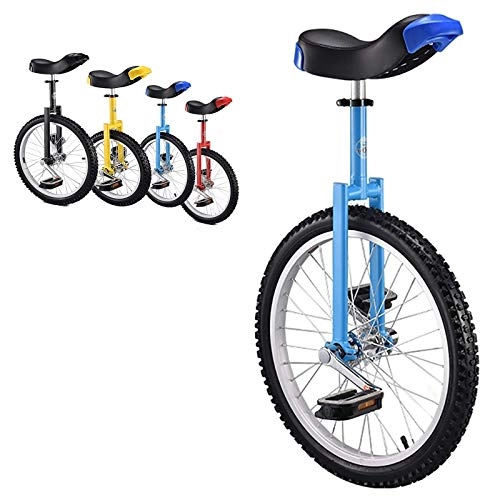 Einräder : Einrad 18 / 16-Zoll-Rad Einrad Geschenke, fur Kinder (Alter 6-14 Jahre), Erwachsene / Jugendliche / Jungen / Madchen 24 / 20" Outdoor Sports Balance Radfahren (Color : Blue, Size : 24inch)