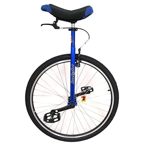 Einräder : Einrad 28-Zoll-Einrad mit größerem Rad, Heavy Duty Erwachsene Einrad für große Menschen mit einer Körpergröße von 160-195cm (63"-77"), Extra großes Einrad, Belastung 150kg ( Color : Blue , Size : 28 i