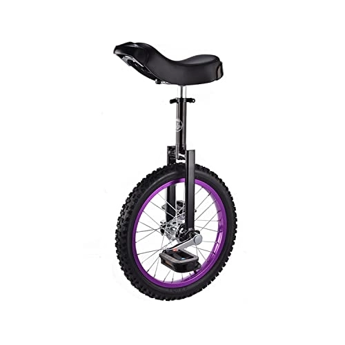 Einräder : Einrad Balance Mountain Übungsrad Einrad Einfach Verstellbarer Sitz Trainingsstil Radfahren Outdoor Sport (Lila)