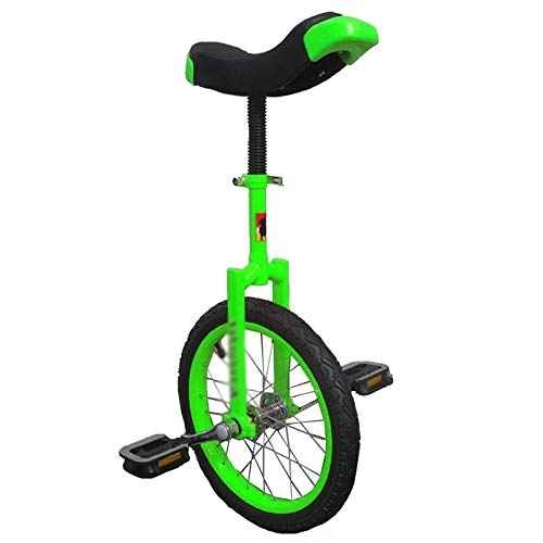 Einräder : Einrad Einrad Grüne Einräder für Erwachsene / Anfänger 20 / 24 Zoll, 16-Zoll-Räder Einrad (Grün 24 Zoll)