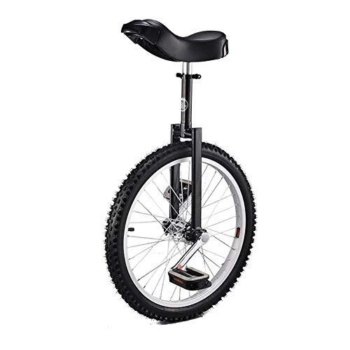 Einräder : Einrad Fahrrad 20 Zoll Einzelrad Kind Erwachsene Einrad Balance Sportwagen-Black