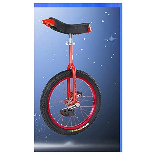Einräder : Einrad Fahrrad Einrad High-Quiet Bearings Wheel Trainer Einrad, Aluminiumlegierung Lock Trainer Einrad für Erwachsene (20 Zoll rot)