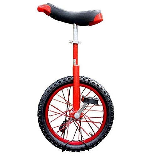 Einräder : Einrad für Erwachsene für große Menschen / große Kinder / Mutter / Papa, 20-Zoll-Einrad mit Leichtmetallfelge, rutschfestem Bergreifen, 150 kg Tragkraft (Farbe: Rot, Größe: 20-Zoll-Rad) (Rotes 20-Zoll-