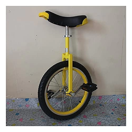 Einräder : Einrad für Erwachsene Kinder 18 Zoll mit höhenverstellbarem Sitzrad Einrad, starkes und langlebiges Trainer-Einrad für Erwachsene, Schnellspanner-Heimtrainer, für Kinder von 1, 4 bis 1, 6 Metern (1