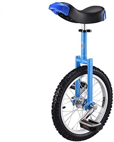Einräder : Einrad für Erwachsene Kinder Einrad, verstellbares Fahrrad 16" 18" 20" Radtrainer 2, 125" rutschfester Reifen Zyklus Balance Verwendung für Anfänger Kinder Erwachsene Übungsspaß Fitness (Farbe: We