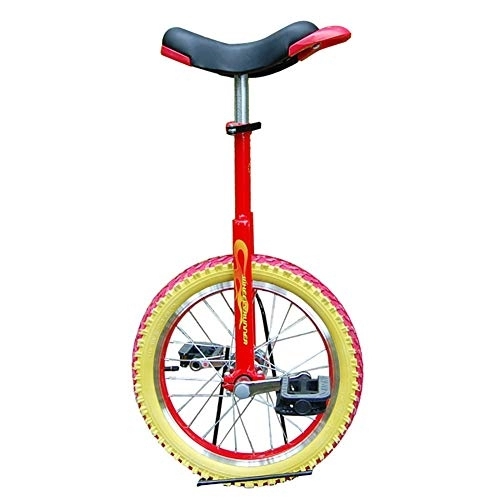 Einräder : Einrad Jungen / Mädchen / Kinder 16-Zoll-Rad Farbiges Einrad, Free Stand Balance Cycling, mit Auslaufsicherem Butylreifen, Fashion-Outdoor-Bike (Color : Yellow)