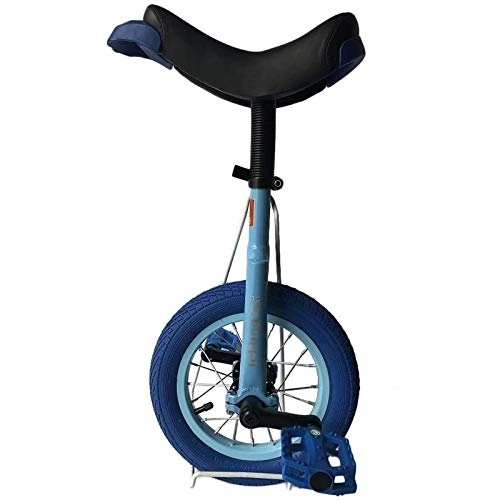 Einräder : Einrad kleines Einrad 12 Zoll Räder, für kleine Kinder / Kinder / Jungen / Mädchen, unter 5 Jahren Anfänger Balance Radsport, Sportübungen (Color : Blue)