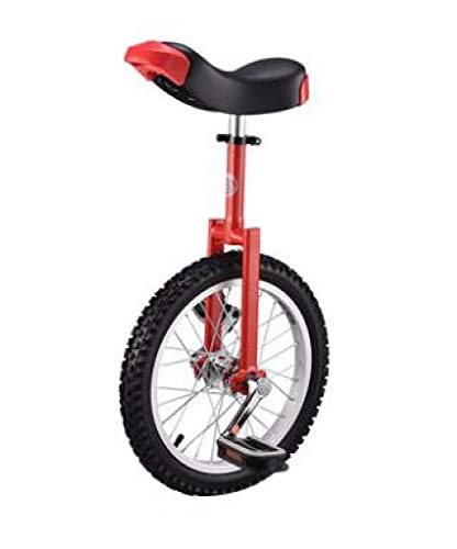 Einräder : Einrädriges Einrad, 16 Zoll Einrad, rutschfeste Bergreifen, Sitzhöhe verstellbar / D