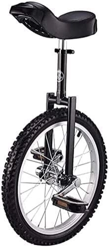 Einräder : ErModa GYJ Einrädriges, verstellbares Fahrrad, geeignet for Junge Erwachsene und Anfänger im Outdoor-Sport, um Sich auszubalancieren HY (Color : Black, Size : 18 Inch)