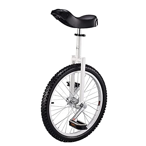 Einräder : Erwachsene Einrad, 50, 8 cm Rad Balance Exercise Fun Bike – Verstellbarer Sitz – 150 kg Kapazität – Fitness Scooter für Zirkusleistung