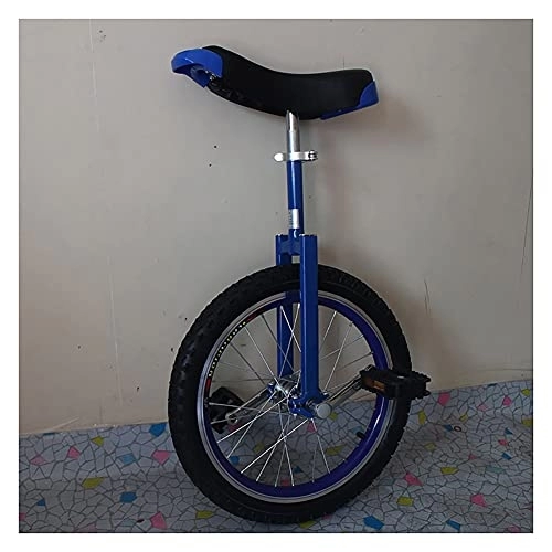 Einräder : Fahrrad-Einrad 18 Zoll mit höhenverstellbarem Sitzrad-Einrad, starkes und langlebiges Trainer-Einrad für Erwachsene, Schnellspanner-Heimtrainer, zur Verwendung durch Kinder von 1, 4 bis 1, 6 Metern