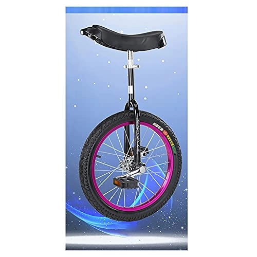 Einräder : Fahrräder Einrad Hochstiler Lagerrad-Trainer-Einrad, Aluminiumlegierungs-Lock-Lock-Trainer Des Erwachsenen, Mit Einem Rutschfesten Rändel-Sattel-Röhrenrad-Einrad, Maximale Last Ist 200kg 20 Zoll Rotes