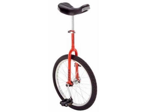 Einräder : Fishbone Einrad 20" rot Luxus Modell