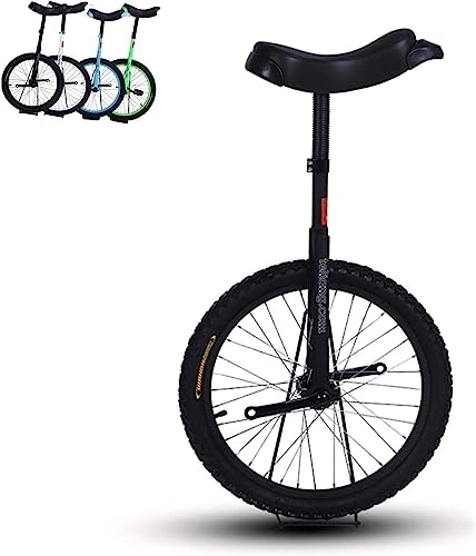 Einräder : FOXZY Einrad mit Rädern for 12-jährige Kinder / Jungen / Jugendliche, geeignet for das 20-Zoll-Einrad von Erwachsenen / Männern / Vätern (Color : Black, Size : 20inch)