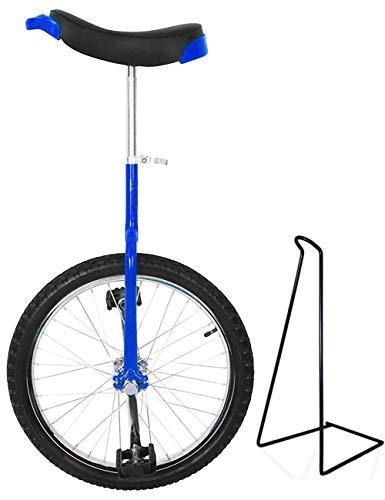 Einräder : Funsport Einstellbares Einrad 18" Zoll Mit Stnder Blau