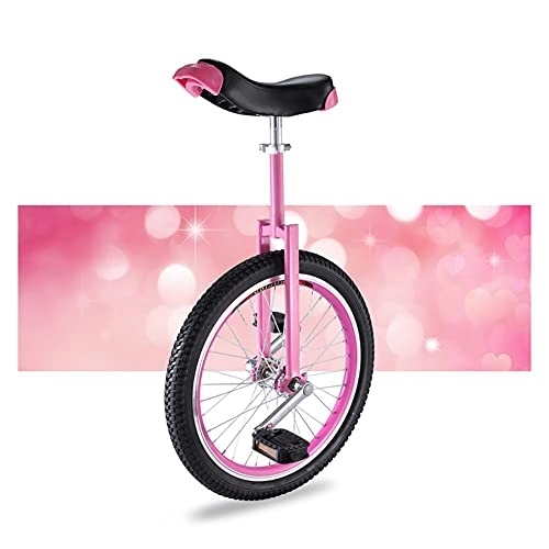 Einräder : GAODINGD Einrad Unisex Kinder Weitweilen Und Dicke Reifen Rad Einrad - Schlösser Aus Ausgezeichnetem Aluminiumlegierungsmaterial-Rad-Trainer (Size : 16 inch pink)