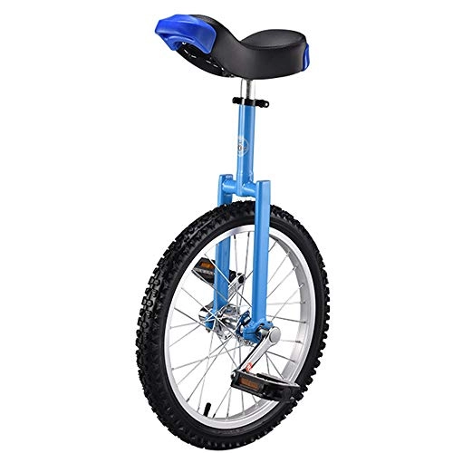 Einräder : GWSPORT 24 Zoll Einrad Fahrrad fr Kinder und Erwachsene Kreative Einzelrad Balance Radfahren Heimtrainer Ergonomisches Design rutschfeste Verschleifest, Blau