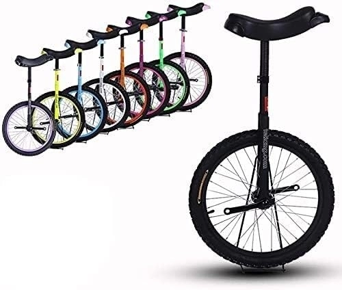 Einräder : GYJ Einrad, Fahrrad, Bewegung im Freien, Fitness, Kindergesundheit, Balance, Spaß beim Radfahren, Fitness, verstellbare Sitze HY (Color : Black, Size : 18 Inch)