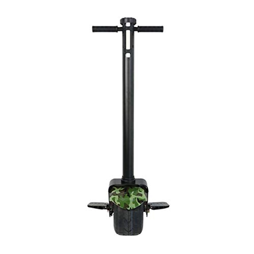 Einräder : HOPELJ Elektrisches Einrad, 10" APP-Funktion Self Balancing Unicycle mit Griff, 800W Fahrbereich bis 20 km, Monowheel E-Scooter Unisex Erwachsene, Green