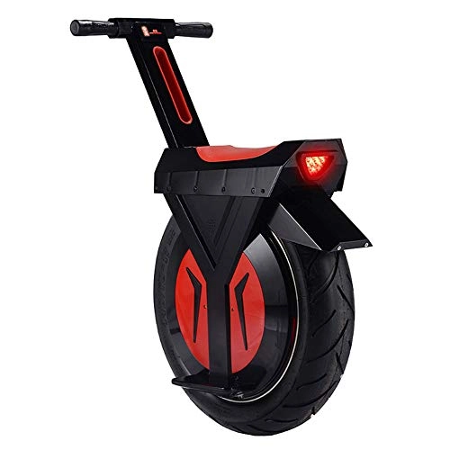 Einräder : HOPELJ Elektrisches Einrad, 17 Zoll 500 W Einrad Balance Scooter Roller mit Bluetooth-Lautsprecher, 20 km / h, Elektro Scooter, Black, 60km