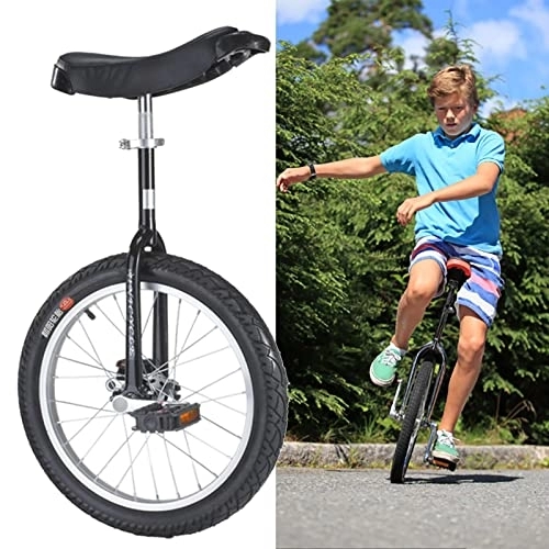 Einräder : HWBB Einrad 24 Zoll Rad Einrad mit Rutschfestem Reifen & Alufelge, Große Menschen Erwachsene im Freien Sport Einrad Einräder, Belastung 150kg / 330lbs (Color : Black)