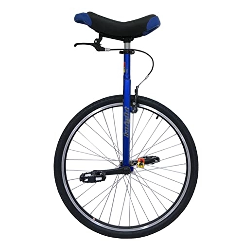 Einräder : HWBB Einrad 28 Zoll Großes Rad Einrad mit Verstellbarem Sitz & Handbremse, für Highspeed-Radfahren / Straßenfahrten / Balance-Fitness, Belastung 150kg / 330lbs (Color : Blue)