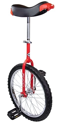 Einräder : Indy Deluxe Einrad 20 Zoll Einzelrad Einradständer| Ideal für Kinder und Erwachsene | Fahrrad Einrad Trainer | Gleichgewicht Radfahren
