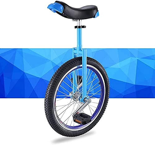 Einräder : JINCAN. 20-Zoll-Einradfahrrad-Fahrrad, im Freien einradiertes Einrad mit Anti-Skid-Reifen und einstellbarer Freigabesattel, der zum Bilanzfahrradübung, sicher verwendet wird und bequem als Geschenk fü
