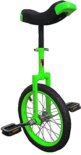 Einräder : JINCAN. Anfänger Green Unicycle 18-Zoll-Räder, Unicycle Leak-Proof Butyl-Reifenräder zum Reiten im Freien Sport Fitness Sportgesundheit