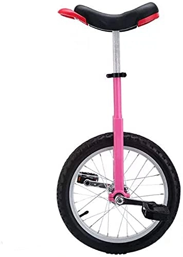 Einräder : JINCAN. Rosa Einrad 16 Zoll / 18 Zoll / 20-Zoll-Balance-Fahrrad-Rad mit unabhängiger Halterung-einfach zu montieren, sicher, komfortabel, radesrad Reiten, Outdoor-Sport, Fitnessübung, gesund und siche