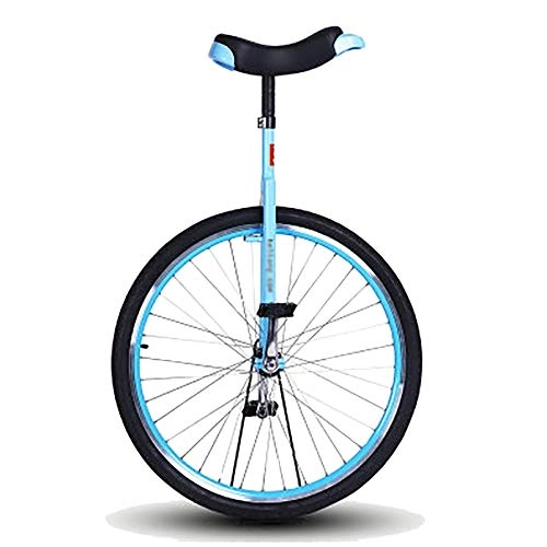 Einräder : JMSL Einrad 28 Zoll Groses Rad Einrad fur Erwachsene uber 200 Lbs, Profis / Grose Kinder / Super-grose Leute Outdoor Balance Cycling, Dicke Leichtmetallfelge (Color : Blue)