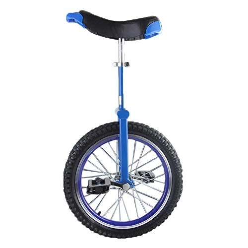 Einräder : Kinder Einrad, Rutschfest Mountain Rubber Reifen Lustige Akrobatik Balance Bikes Single Wheel Balance Radfahren ÜBung / 16 Zoll / Blau