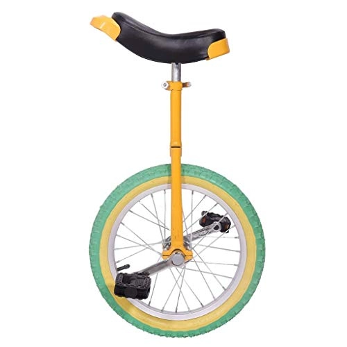 Einräder : lilizhang 16-Zoll-Rad-Einrad for Kinder mit Legierungsrand Extra Dicker Reifen (16"x 2.125" Breitenreifen) for den Außensport Fitness Übung Gesundheit