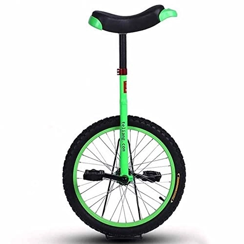 Einräder : LJHBC Erwachsene Luxus Einrad 20 Zoll Unisex für Kinder / Erwachsene, Heavy Duty Stahlrahmen und Alufelgenrad, Einrad Radfahren Outdoor-Sportarten Bestes Geburtstagsgeschenk(Color:Grün)