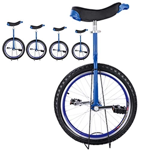 Einräder : LoJax Radtrainer-Einrad für Jungen / 9–15 Jahre altes Kind / Kinder-Einrad 16 / 18 Zoll, Balance-Einrad für Mama / Papa / Erwachsene, groß 20 / 24 Zoll, bestes Geburtstagsgeschenk (blau 20 Zoll)