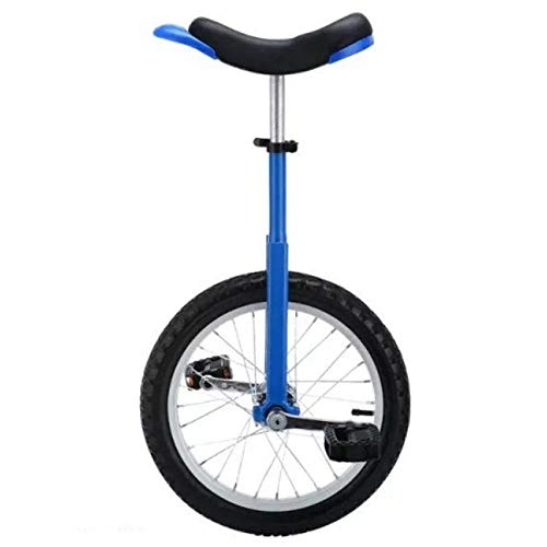 Einräder : Lqdp Einrad 16-Zoll-Rad-Jungen-Einräder für Große Kinder / Kleine Erwachsene (Höhe Von 1, 15 M Bis 1, 45 M), Anfänger-Uni-Fahrrad mit Leichtmetallfelge, Outdoor-Sport (Color : Blue)
