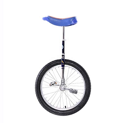 Einräder : Luxus 20"Erwachsenen Einrad Cross Country Einrad Erwachsenen Single Bike Balance Fahrrad Verstellbares Outdoor Einrad Mit Hochleistungsstahlrahmen Und Leichtmetallrad, Silber