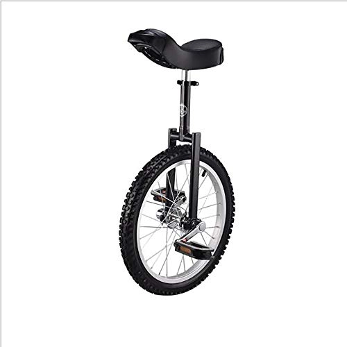 Einräder : MMRLY Erwachsene Einrad Fahrrad Balancen-Fahrrad für einzelnes Rad Kids Bike für Fitness Travel Akrobatik Einrad, ergonomischen Sattel, 16 / 18 / 20 / 24 Zoll, 18 inch